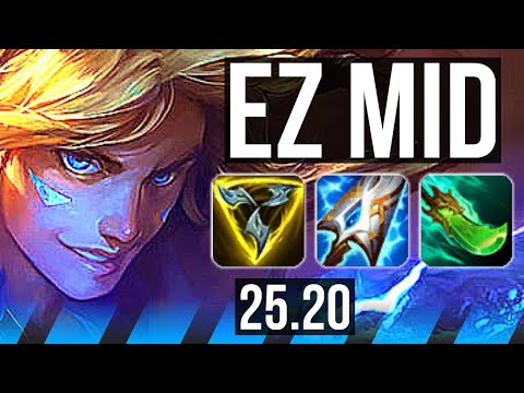 EZREAL vs AKALI (MID) | 13/3/12 | EUW Diamond | 25.20
