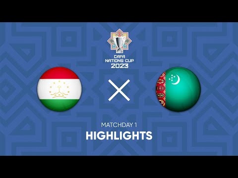 Tajikistan - Turkmenistan | MD1 | Group A | CAFA Nations Cup 2023 | Highlights