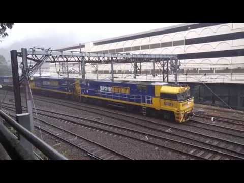 Triple NR's with 7BM4 in the rain at Gosford - 5/6/16