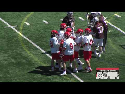 Highlights: Cornell MLAX vs Brown - 4/21/18