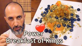 🌞 Power Breakfast of Kings 💛Rich, creamy, and full of life ........