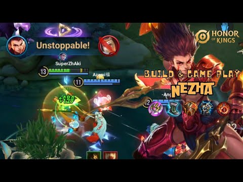 NEZHA JUNGLE BEST ITEM BUILD | Honor of Kings