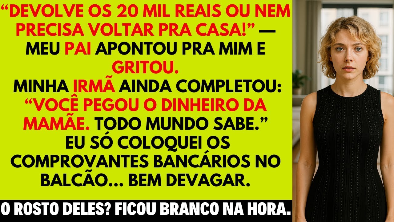 Meus pais exigiram: “Devolve os 20 mil ou não volte mais” — então eu dei a eles um motivo pra...