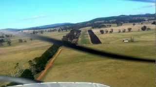 preview picture of video 'Piper Warrior landing at Tumbarumba'