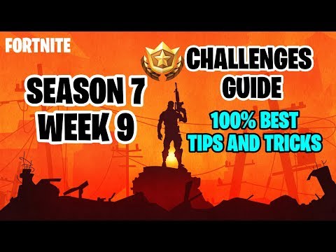 Fortnite Season 7 Week 9 Challenge Guide + Secret Battle Star Location - Easiest Way to Finish it.