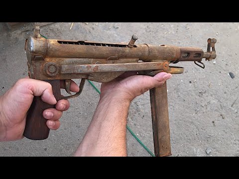WW2 gun Sten Mark 2 Restoration . gun restoration