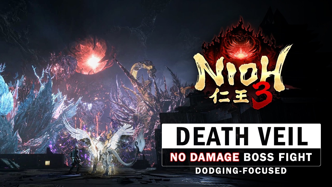 Nioh 3 - Death Veil Boss Fight (No Damage)