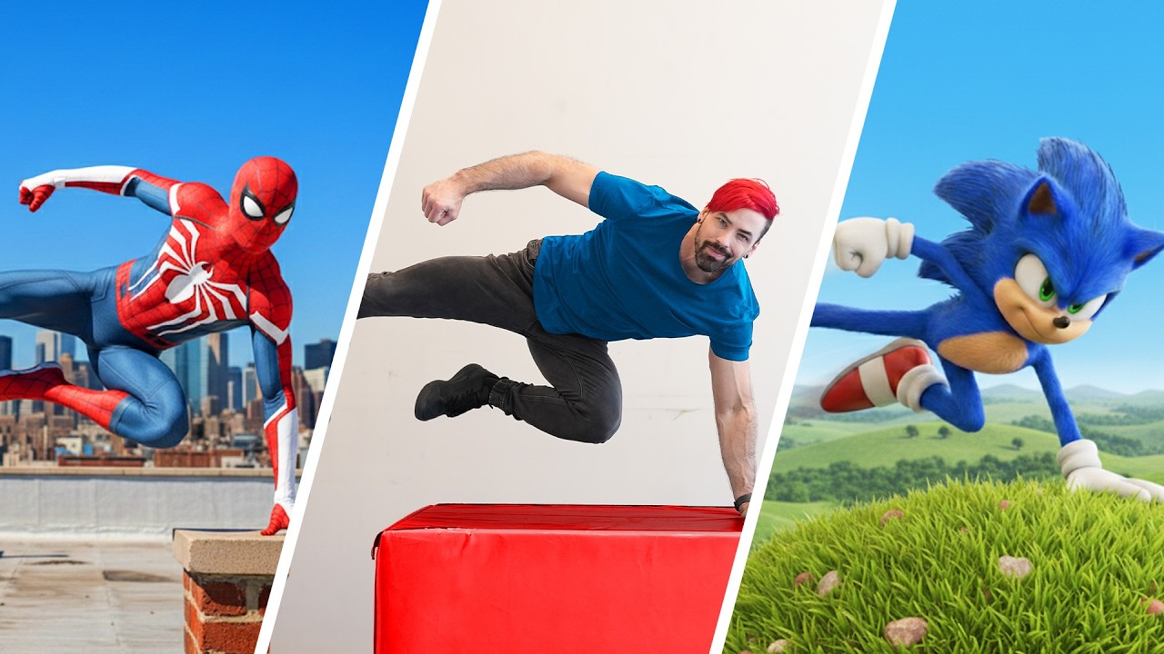 I Tried EVERY Stunt In Real Life (Spider-Man, Sonic, Mario, MORE!)