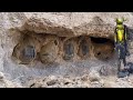 Moment Of Finding Treasure Full Of Gold And Jewels Treasure Hunting Using Metal Detector