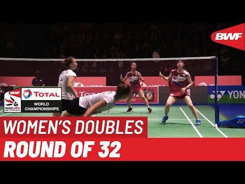 R32 | WD | BOLOTOVA/DAVLETOVA (RUS) vs. FUKUSHIMA/HIROTA (JPN) [2] | BWF 2019