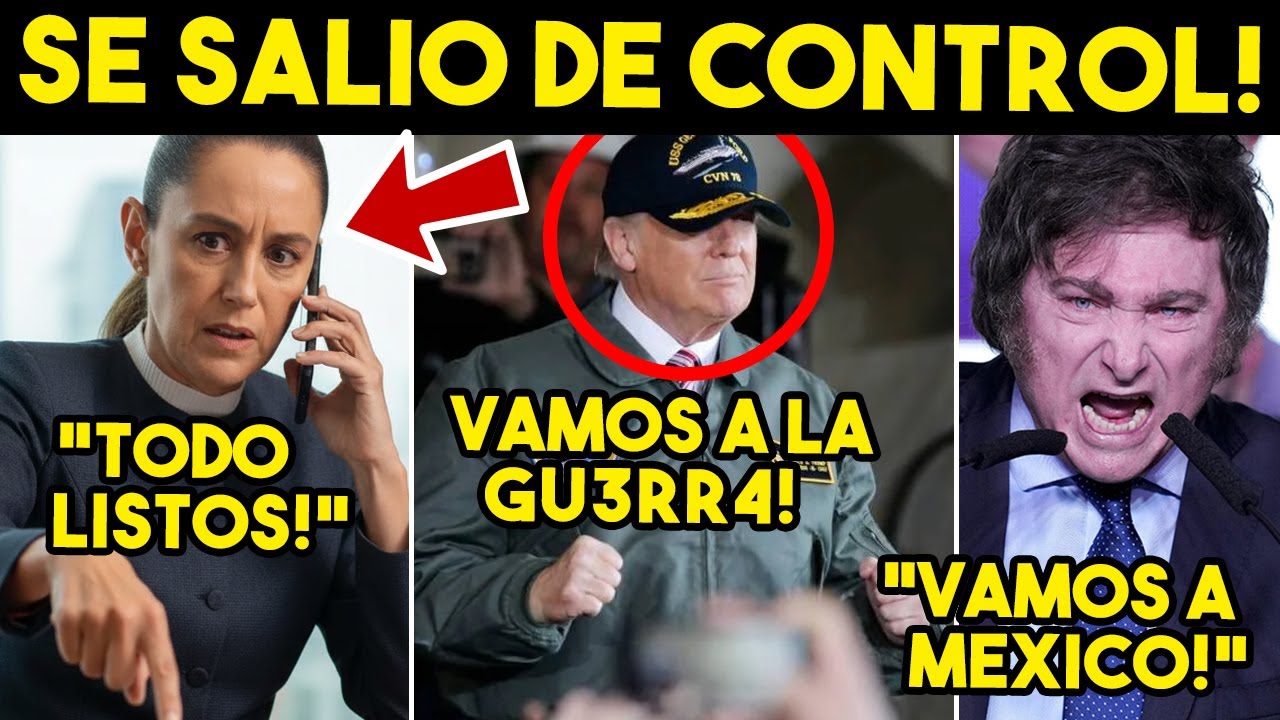 ARDE TROYA! MILEI APRIETA EN MEXICO, FIRMA CON TRUMP. CHINA ALISTA EN VENEZUELA, HOY