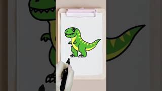 How to Draw a T-Rex Dinosaur: Easy Step-by-Step Tutorial for Beginners!