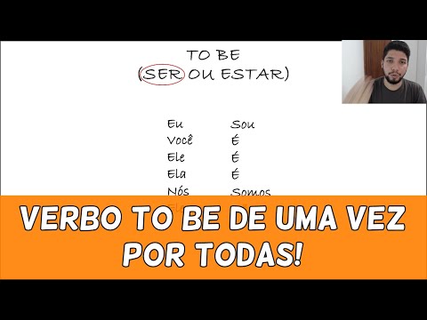 APRENDA O VERBO TO BE DE UMA VEZ POR TODAS - AULA DE INGLÊS
