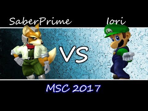 MSC 2017 SSBM - The Score | Iori (Luigi, Peach) vs SaberPrime (Fox, Marth) - Smash Melee Pools