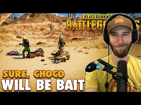 Sure, chocoTaco Can Be Bait for a Round ft. HollywoodBob, Quest, & Reid - PUBG Miramar Squads Game