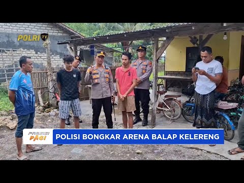 POLRES SAMPANG BONGKAR LOKASI BALAP KELERENG