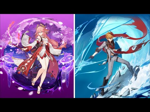 C0 Childe International and C0 Yae Miko Aggravate | Spiral Abyss 4.0 - Floor 12 - 9 Stars