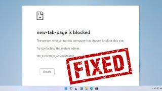 How To Unblock A Website Blocked By Administrator [Solved]