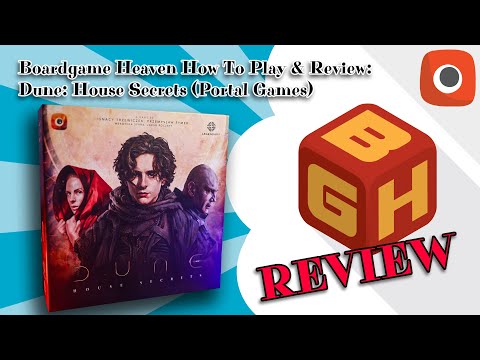 Boardgame Heaven How To Play & Review 165: Dune: House Secrets (Portal Games)