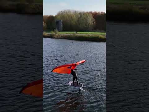 Wingfoiling Gybe slow motion # wingfoil