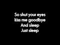 My Chemical Romance-Sleep-(Lyrics)
