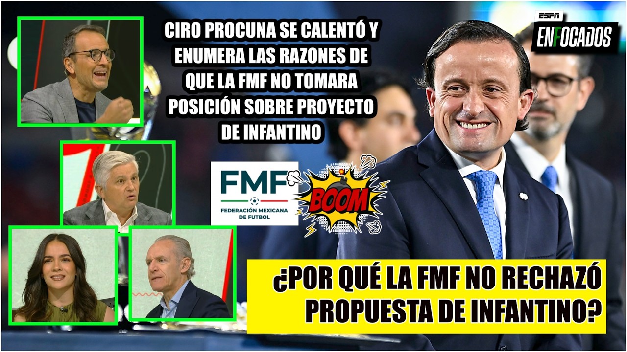 La FMF se fue POR LA CALLE DEL MEDIO con propuesta de FIFA. Le mueve los INTERESES: Ciro | Enfocados