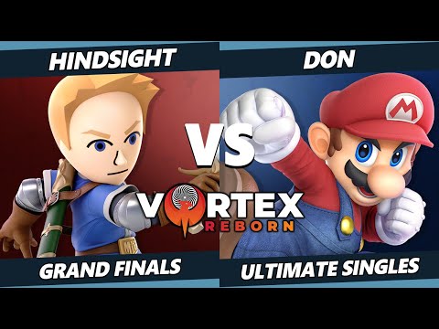 Vortex Legends 15 GRAND FINALS - Don (Mario) Vs. Hindsight (Mii Swordfighter) SSBU Ultimate