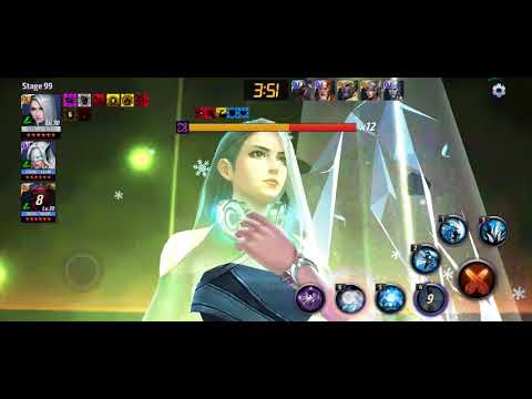 Luna Snow-T3❄️ v/s Ebony Maw 🔮 stage99 (v.6.0.1) without Weapon Hex💯(feat. Modern Trinity 🔥)