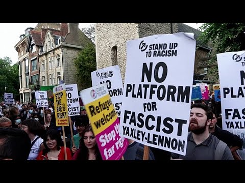 Video Thumbnail: UK: Tommy Robinson’s Oxford Union debate sparks protests and free speech backlash