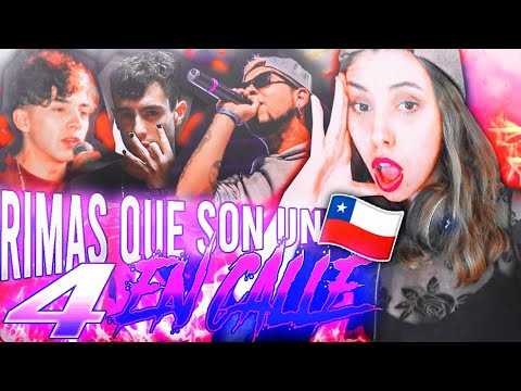 ARGENTINA REACCIONA A RIMAS QUE SON UN 4 EN CALLE DE Chile  - DEMASIADO NIVEL TIENE LA PLAZA