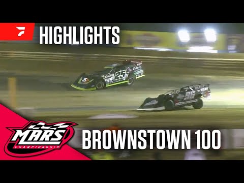 Brownstown 100 | MARS Late Models at Brownstown Bullring 9/19/25 | Highlights