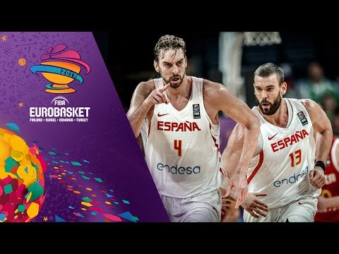 Pau and Marc Gasol score a combined 51pts. against Russia!