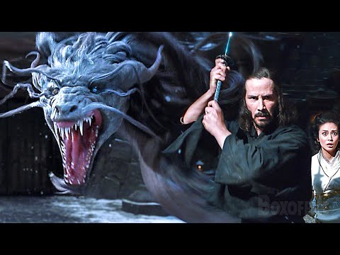 The Shapeshifting Dragon VS Keanu Reeves  | Final Fight Scene | 47 Ronin | CLIP