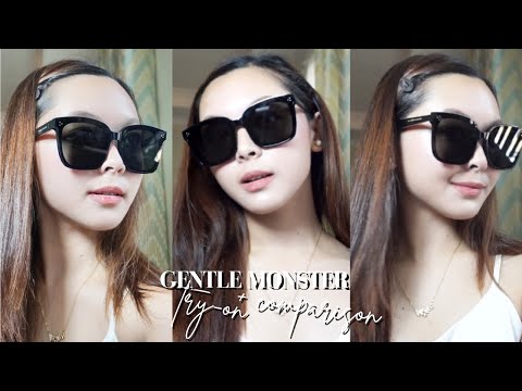 Gentle Monster Her 01, Rick 01 & Dreamer 17 01 Try-On + Comparison | Sherbel Terry