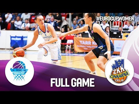 KSC Szekszard v Cinkarna Celje - Full Game - EuroCup Women 2018-19