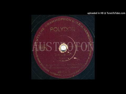 Helga Wille u. d. Nicolets (voc): Tut mir leid