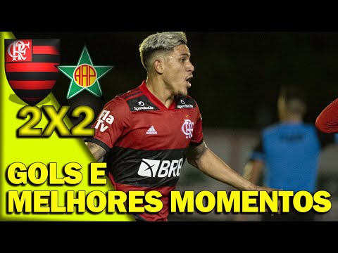 GOLS E MELHORES MOMENTOS DE FLAMENGO 2x2 PORTUGUESA