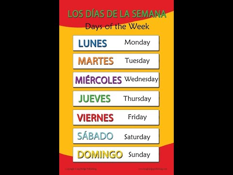 Greetings and Days of the Week in Spanish with Señora Yanet Montero Soto