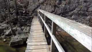 preview picture of video 'Koonford Bridge, Laurel Fork Gorge, TN 3/9/2013 (day hike on the Appalachian Trail)'