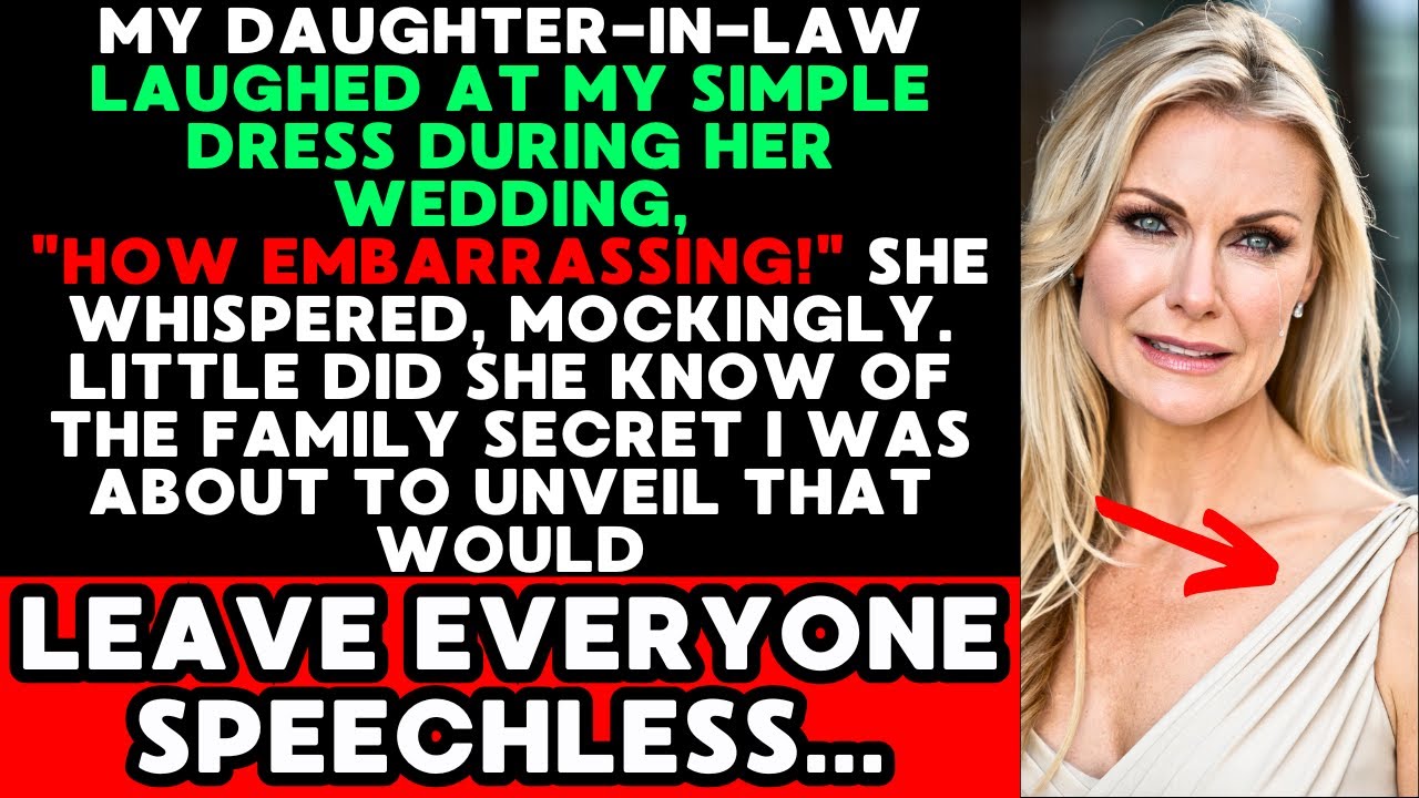 Daughter-in-Law Mocked My Simple Wedding Dress, Not Knowing The Life-Changing Secret I Had To Share