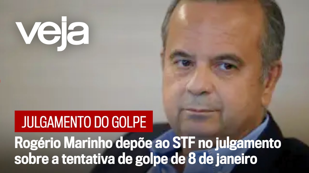 Senator Rogério Marinho testifies before the Supreme Federal Court in the trial on the attempted ...