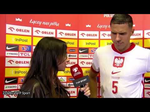 Jan Bednarek wywiad po meczu Polska - Finlandia
