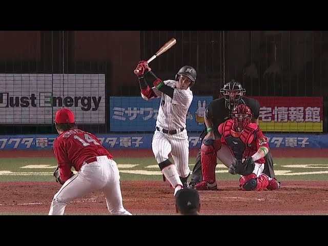 【4回裏】4者連続タイムリーで一気に勝ち越し!! マリーンズ・加藤の一打!! 2018/6/1 M-C