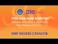 E LERNING PAS SMP NEGERI 2 PANJUR ESPADA MANTAP BERAKSI
