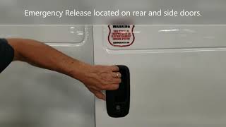 Cargo Van Locks GM Swing Kit Electric Bolt
