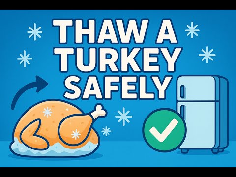How to Thaw a Frozen Turkey Safely (Step-by-Step Guide)