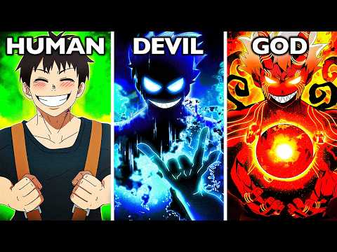 All 17 Shinra Evolutions: How Shinra Became A GOD & The STRONGEST Anime Character EVER | FIRE FORCE