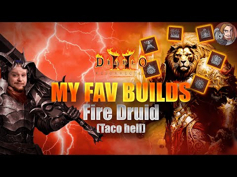 D2R My Fav Builds - Fire Druid (Taco Hell)