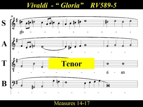 Vivaldi - Gloria - RV589 - 5 Propter Magnam Gloria - Tenor