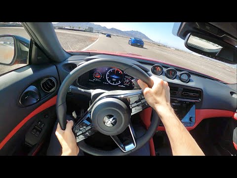 2023 Nissan Z Performance: 6-Speed Manual vs. 9-Speed Automatic - POV Track Test